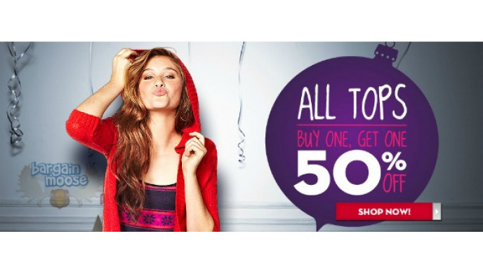 Garage Canada: BOGO 50% Off Tops & Cash Card With Purchase