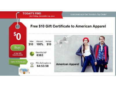 Fab Find: Free $10 Gift Card to American Apparel