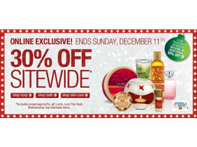 The Body Shop Canada: Save 30% Off Storewide Online or Scratch and Save up to 50% In Store 