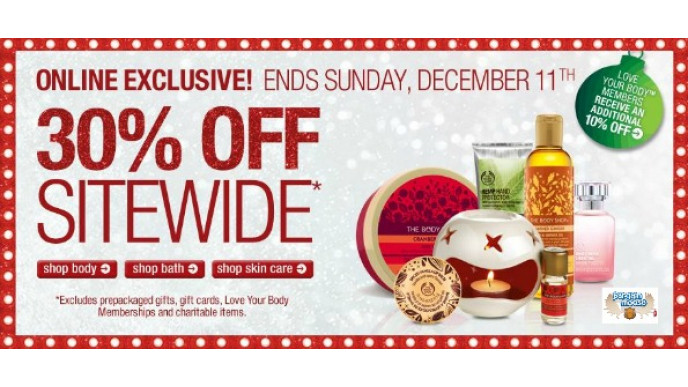 The Body Shop Canada: Save 30% Off Storewide Online or Scratch and Save up to 50% In Store 
