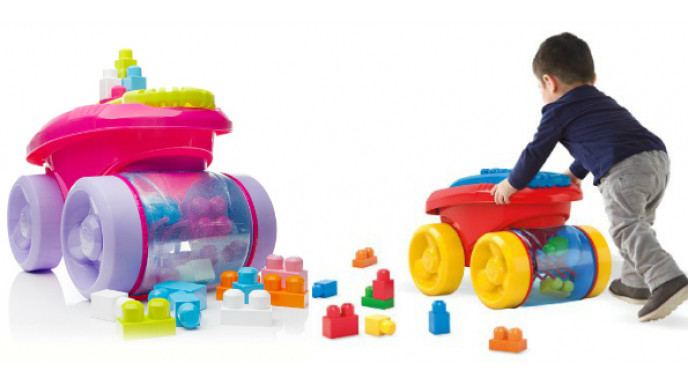 Mega Bloks 20-Piece Blok Scooping Wagons Were $40 | Now $18 @ Sears