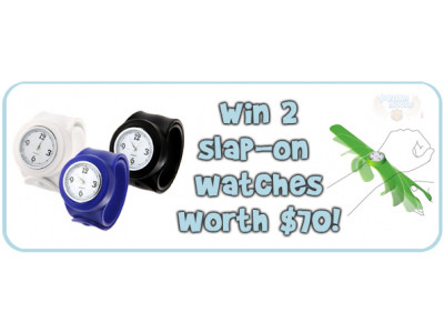 Bargainmoose Super Christmas Gift Giveaway Part 3 - Win 2 Slap-on Watches worth $70! 