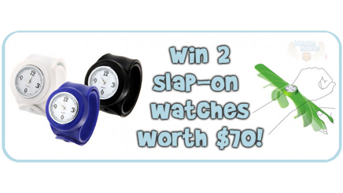 Bargainmoose Super Christmas Gift Giveaway Part 3 - Win 2 Slap-on Watches worth $70!