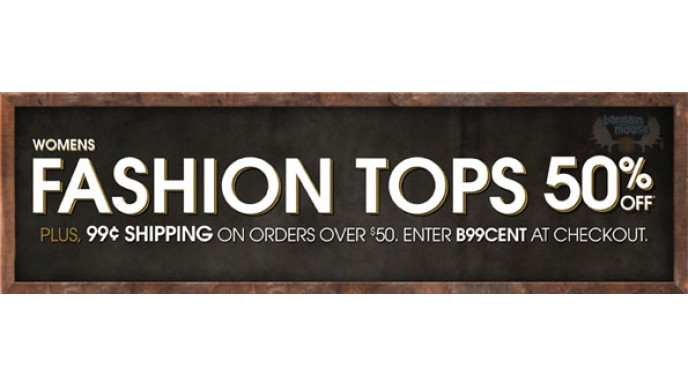 Bootlegger Canada: Save 50% Off Women's Fashion Tops & $0.99 Shipping