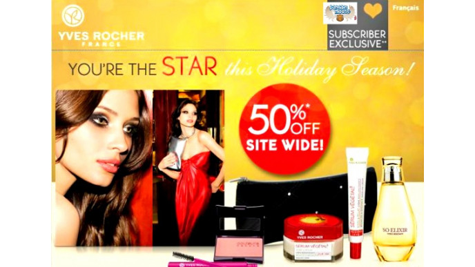 Yves Rocher Canada: 50% Off Site Wide
