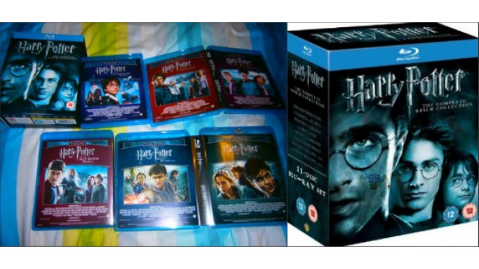 Amazon UK: Harry Potter - The Complete 8-Film Collection [Blu-ray] $48