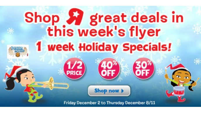 Toys R Us Canada: 3 Weeks of Deals for Christmas! Week 1 Deals Save up to 50% Off Holidays Speacial & Monday Madness