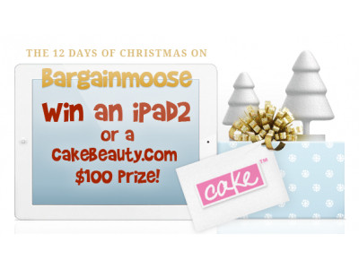 Day 9 Christmas Contest: Win $100 Cakebeauty Prize & Extra iPad 2 Contest Entries!  