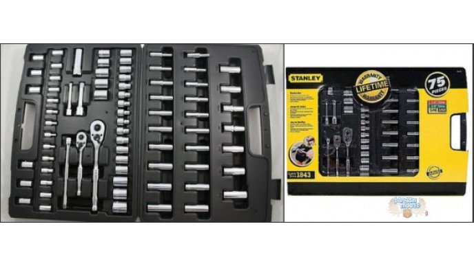 Pricematters.ca: Stanley 75 Piece Socket Set $49.99 + Free Shipping