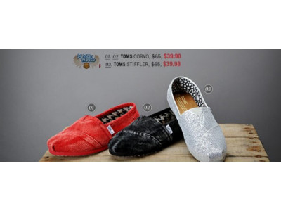 Locale Canada: $25 Off Select Toms - Now $39.98