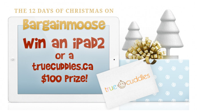 Day 6 Christmas Contest: Win $100 Truecuddles.ca voucher & extra iPad 2 contest entries!