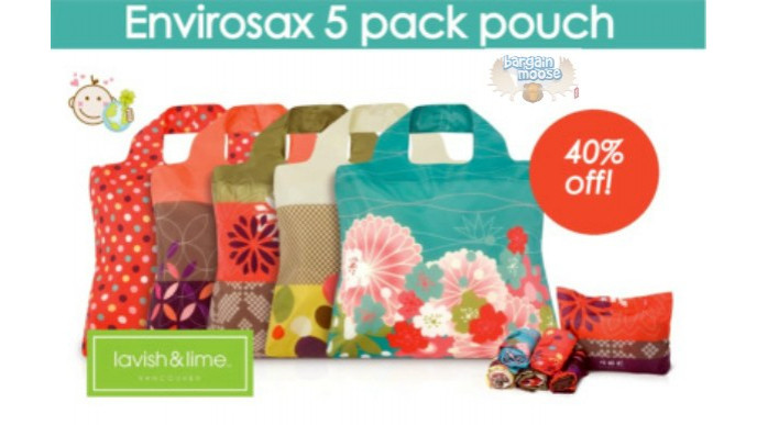 True Cuddles: 40% Off Envirosax Set of 5 - Now $26.95