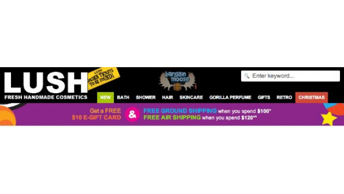 Lush Canada: Get a FREE $10.00 E-Gift Card and FREE Shipping