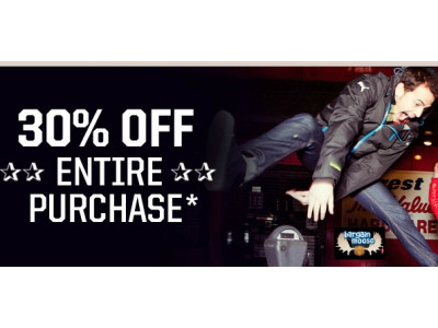 Puma: Black Friday Deals 30% Off Entire Purchase All Weekend or 50% Off Today