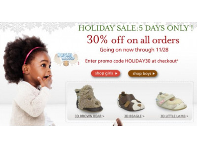 Robeez Canada: 30% Off Black Friday Weekend Sale