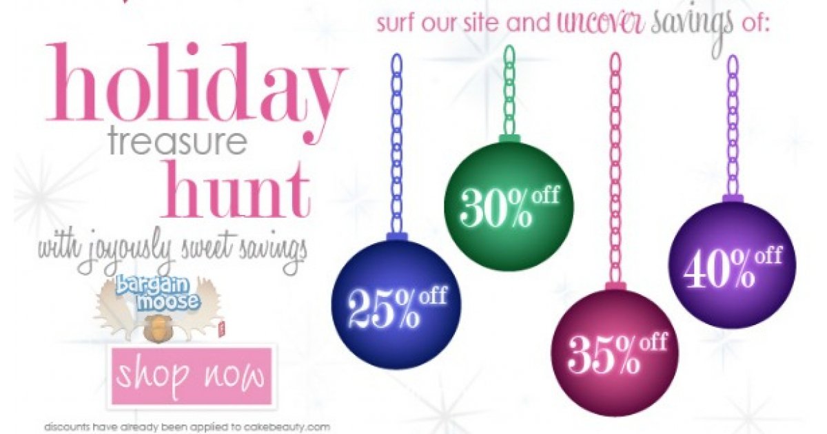 Cake Beauty Holiday Treasure Hunt Up To 40 Off