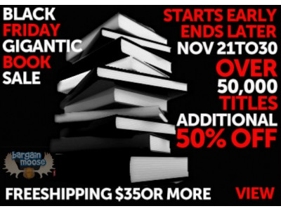 Bookcloseouts Canada: Black Friday Extra 50% Off