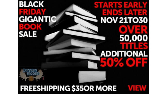 Bookcloseouts Canada: Black Friday Extra 50% Off