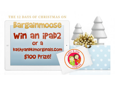 Day 1 Christmas Contest: $100 Kathy & Kim Originals voucher & extra iPad 2 entries!