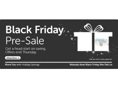 Dell Canada: Black Friday Pre-Sale