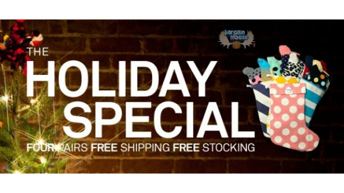 Happy Socks: Buy 4 Pairs of Socks, Get Free Christmas Stocking + Shipping