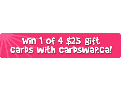 Quick Cardswap.ca Contest on Bargainmoose: Win Your Share In $100 Gift Cards!
