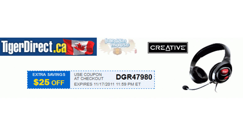 TigerDirect: $25 Off Creative Labs Gaming Headset - Now $24.99