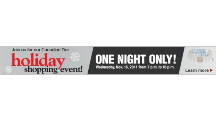 Canadian Tire Canada: Holiday Shopping Event