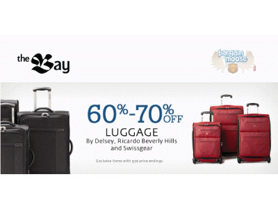 The Bay: 60% - 70 % Off Luggage