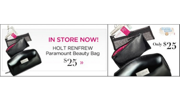 Holt Renfrew: Paramount Beauty Bag $25 (Value $129.50) 