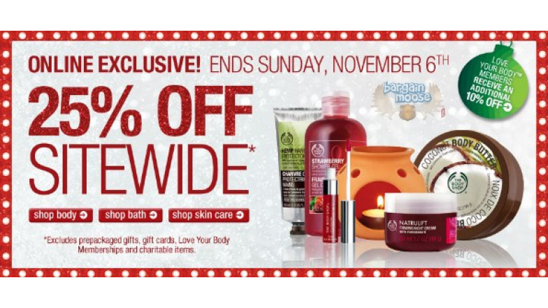 The Body Shop 25 Off