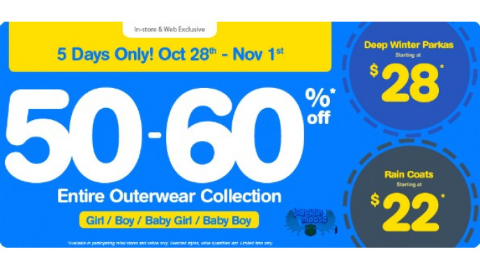 Please Mum Canada: Save 50-60% Off Outerwear