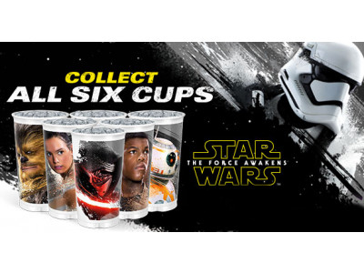 Free Star Wars Collectible Cup With Drink Purchase @ Subway Canada
