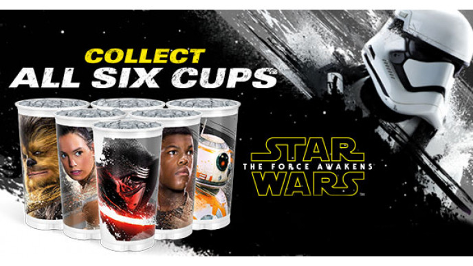 Free Star Wars Collectible Cup With Drink Purchase @ Subway Canada