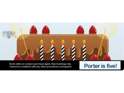 Porter Airlines: Save 50% Off Flights