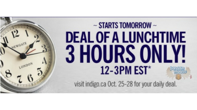 Chapters Canada: Deal Of A Lunchtime Daily Deals 