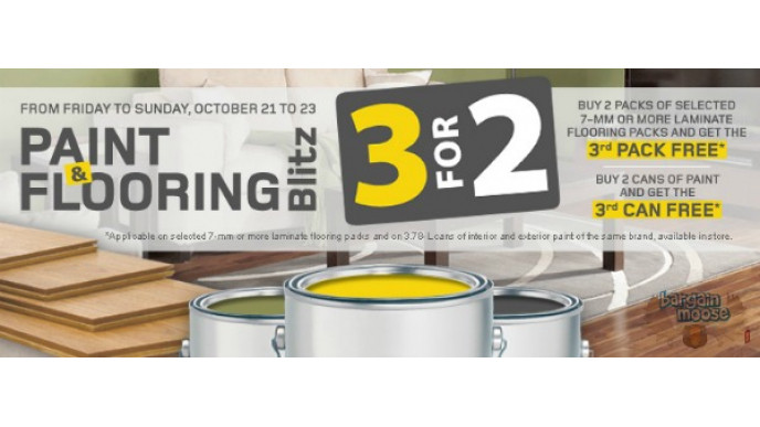 Rona Buy 2, Get One Free Paint & Flooring Event This Weekend