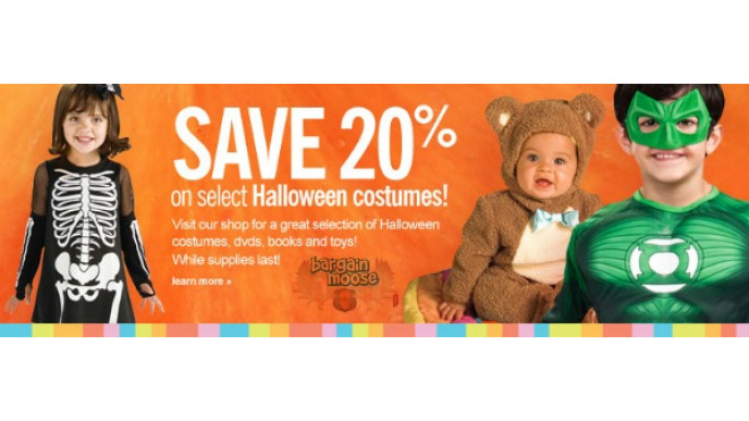 Chapters Canada: Save 20% Off Select Halloween Costumes