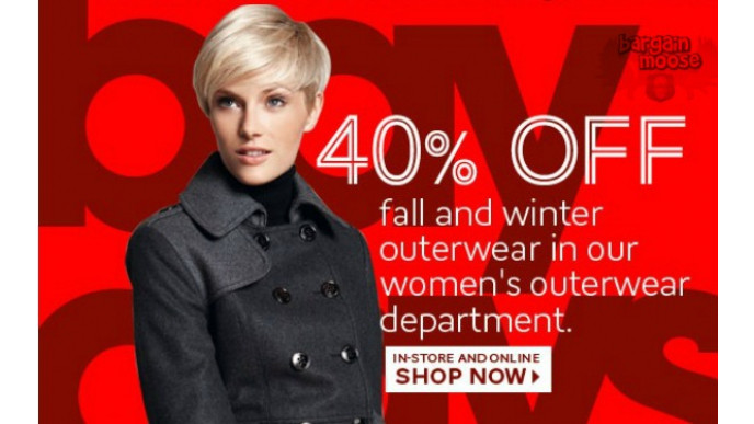 The Bay Canada: Save 40% Off Women's Outerwear
