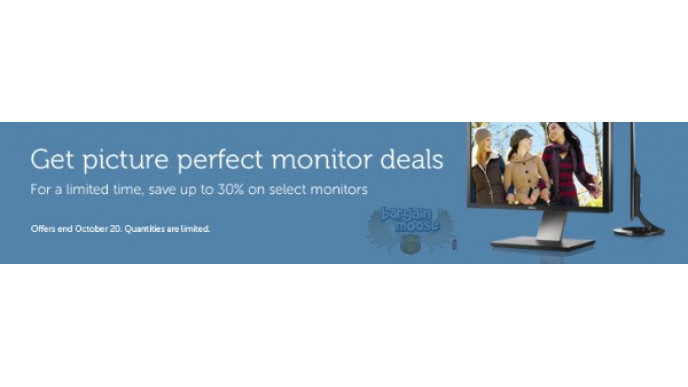 Dell Canada: Save $50 - $350 During The Monitor Sale - Up to 30% Off