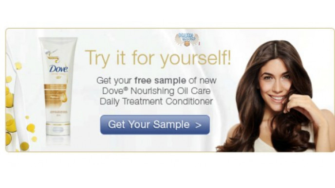Canadian Freebies: Dove Nourishing Oil Conditioner Facebook Freebie