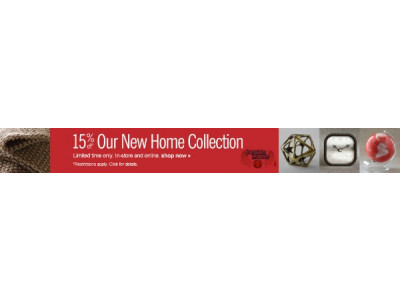 Chapters Canada: 15% Off New Home Collection