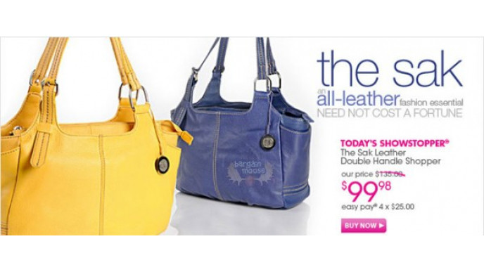 The Shopping Channel: The Sak All Leather Handbag $99.98 (Orig. $135)