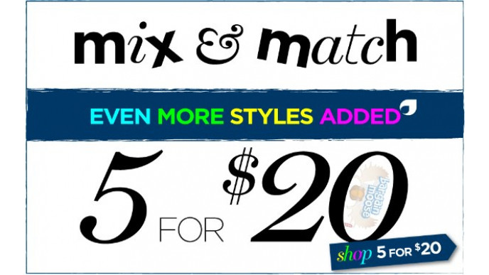 Bluenotes Canada: 5 for $20 Deals