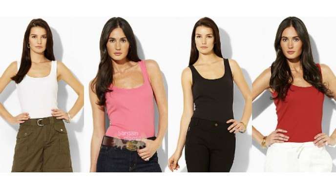 The Bay: Lauren by Ralph Lauren Ribbed Tanks $11.99 (On Clearance)
