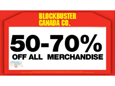 Blockbuster: Now 50 - 70% Off