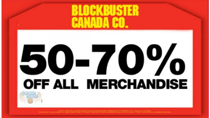 Blockbuster: Now 50 - 70% Off