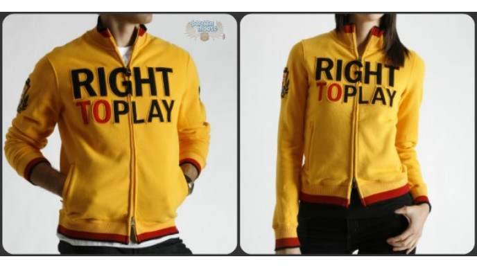 Roots: Right to Play Men & Women's Track Jackets $39.94 Each (Orig. $70)