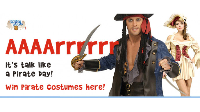 Win ClickCostumes Pirate Costumes on Bargainmoose! AAAAARrrrrrrrrrrr!! 