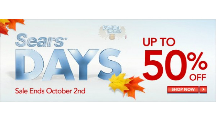 Sears Canada: Sears Days - Up to 50% Off